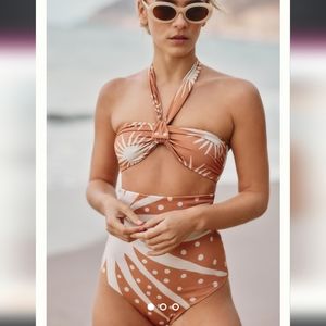 Cala dela Cruz Scarlett Bikini Bottoms size Medium